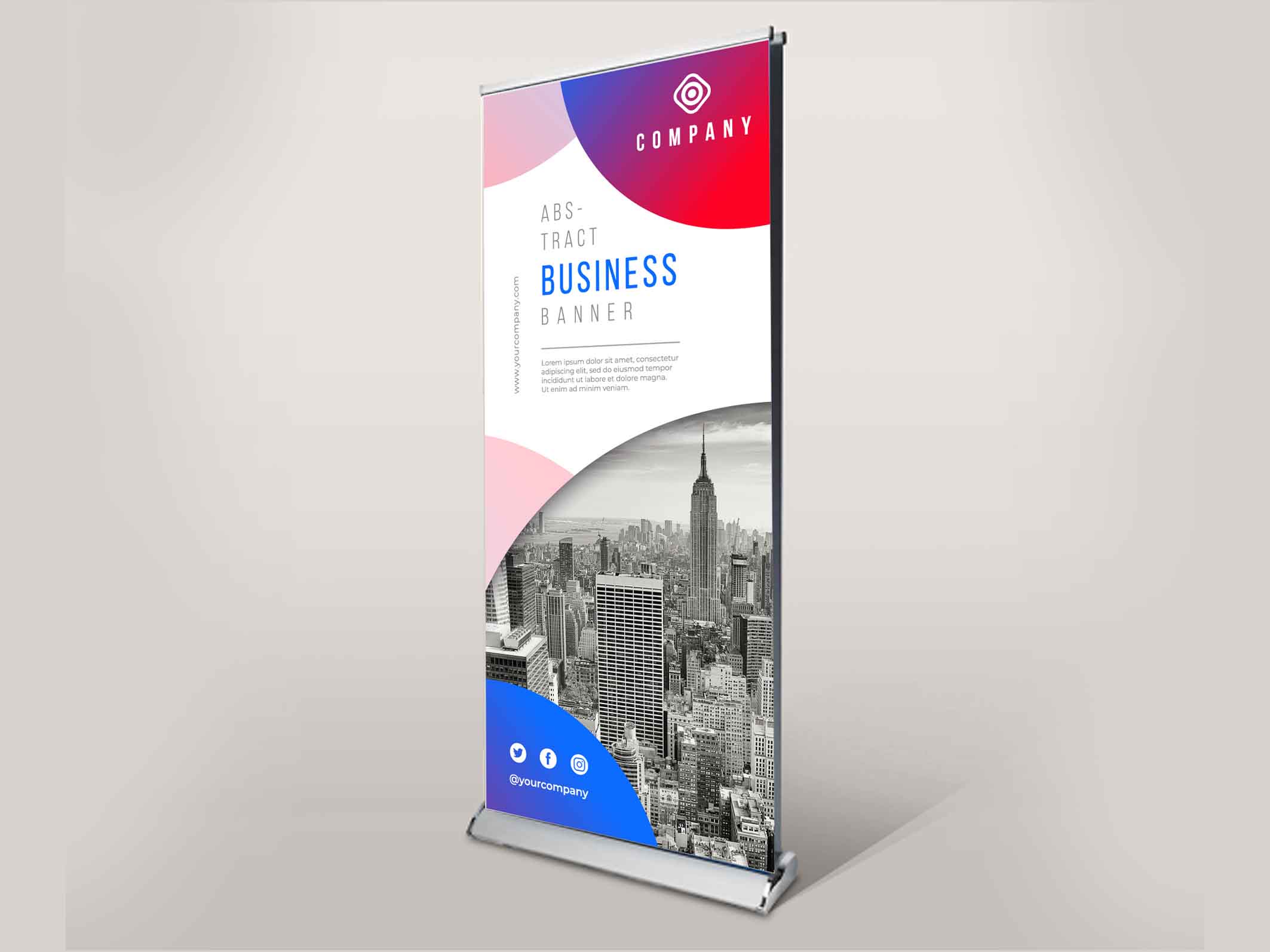 Double Sided Roller Banner