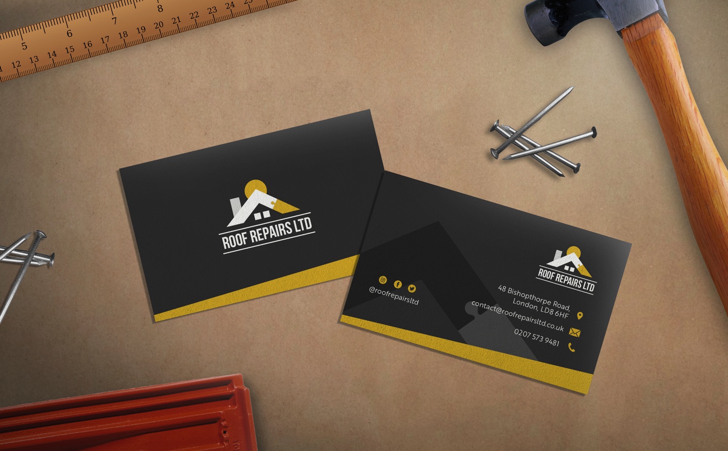 Foiled Business Cards