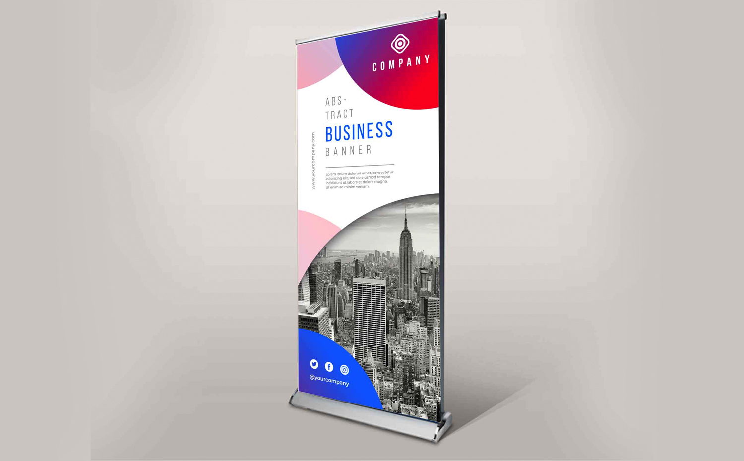 Double Sided Roller Banner Printing